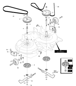 Part Location Diagram of MU590 Briggs and Stratton Nut, 3/8-16